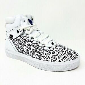 K Swiss Gary Vee 004 Mid White Black Womens Sneakers 8